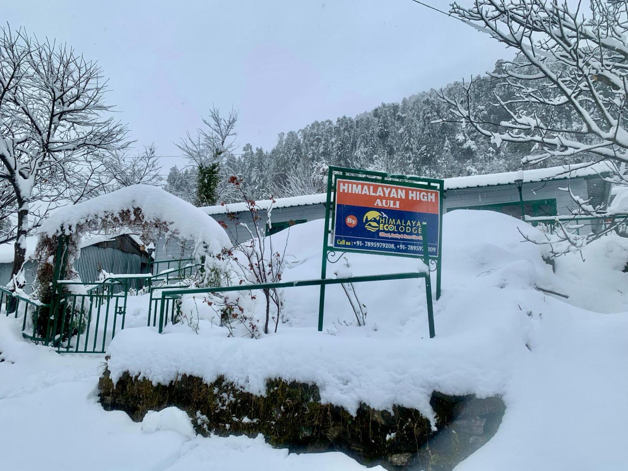 Himalayan High, Auli, By Himalayan Eco Lodges Joshīmath Dış mekan fotoğraf